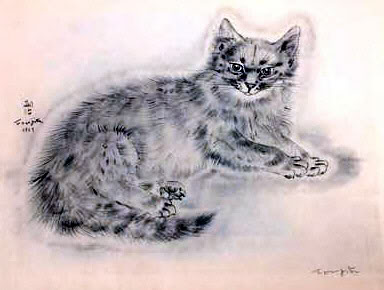 A Book of Cats - Tsugouharu Foujita