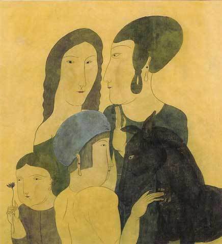 Famille - Tsuguharu Foujita