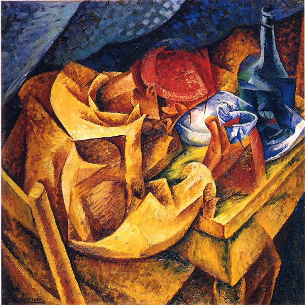 The Drinker, 1914 - Umberto Boccioni