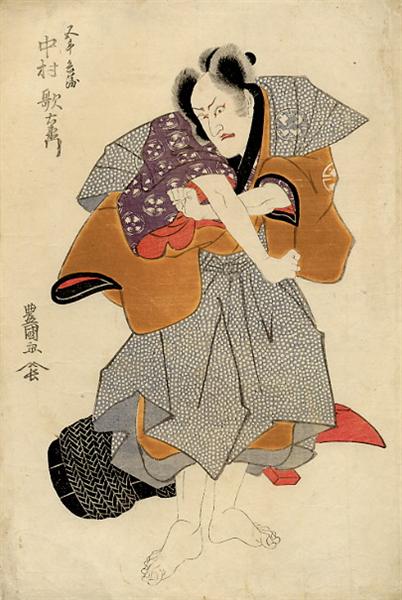 Nakamura Utaemon, c.1809 - Утагава Тоёкуни