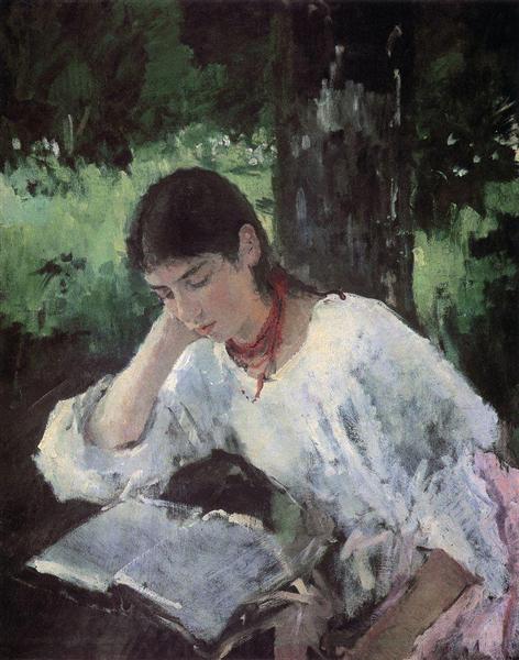 Portrait of Adelaida Simonovich, 1889 - Valentin Serov