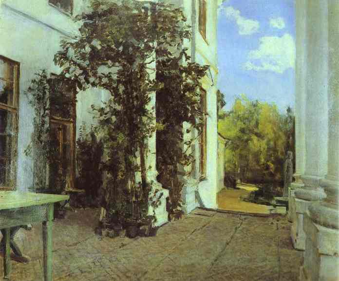 Terrace in Vvedensk - Valentin Serov