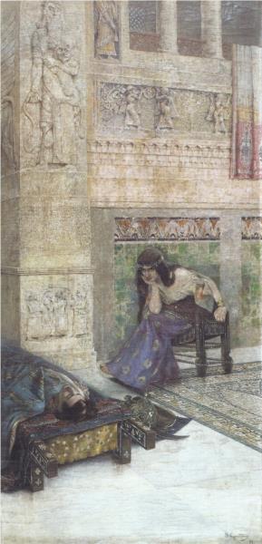 Semiramis and dead Ara the Beautiful, 1899 - Vardges Sureniants