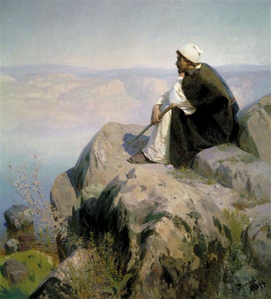 Dreams (On the hill), c.1900 - Vasily Polenov