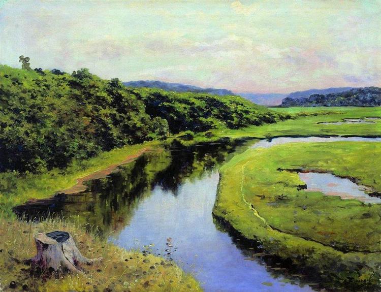 Klyazma River. Zhukovka., 1888 - Василь Полєнов