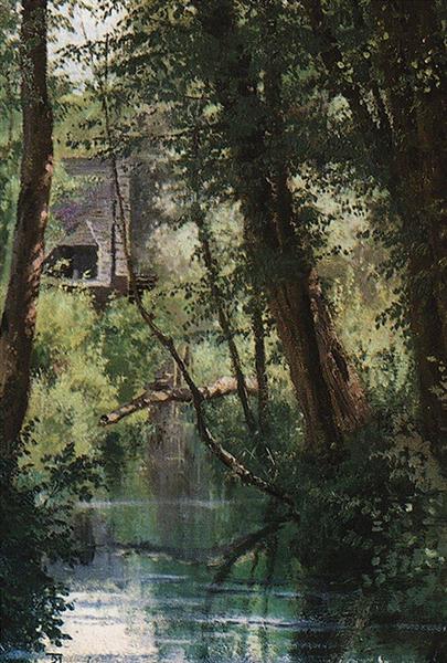 Pond at Wehle, 1874 - Wassili Dmitrijewitsch Polenow