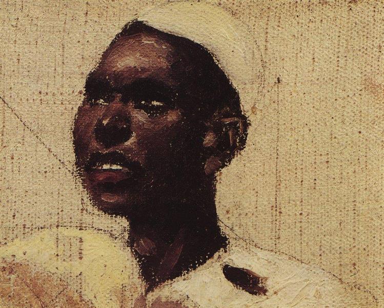 The head of nubian man, 1881 - Василь Полєнов
