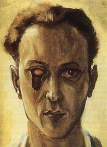 Self-portrait with a Plucked Eye - Виктор Браунер
