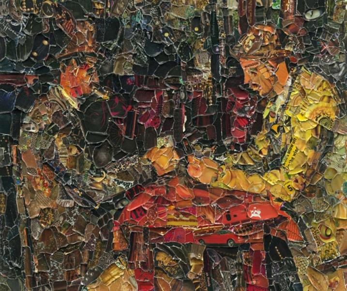 The Card Players, after Cézanne (Pictures of Magazines 2), 2012 - Vik Muniz