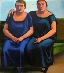 Two Sisters - Vilhelm Lundstrøm