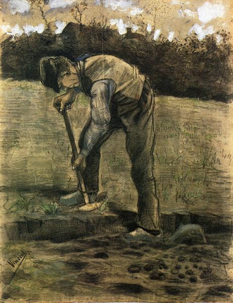 A Digger, 1881 - Винсент Ван Гог