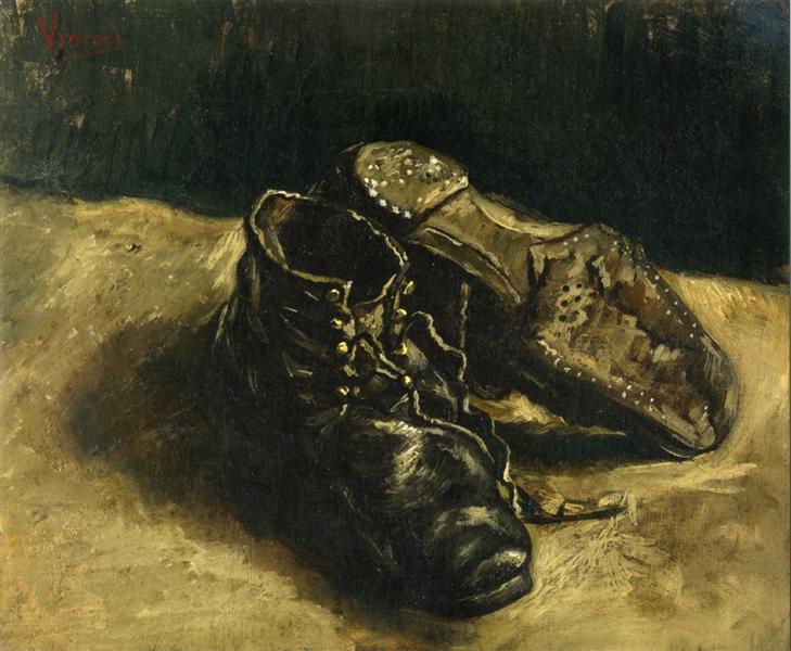 一雙舊鞋, 1887 - 梵谷