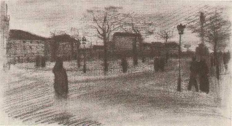 Площа в Парижі, 1886 - Вінсент Ван Гог