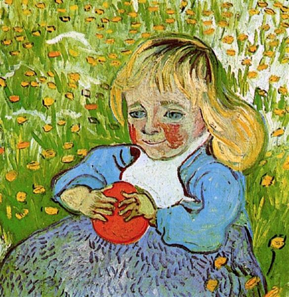 Дитина з апельсином, 1890 - Вінсент Ван Гог