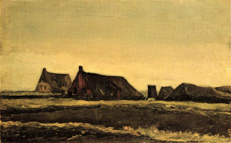Cottages, 1883 - 梵谷