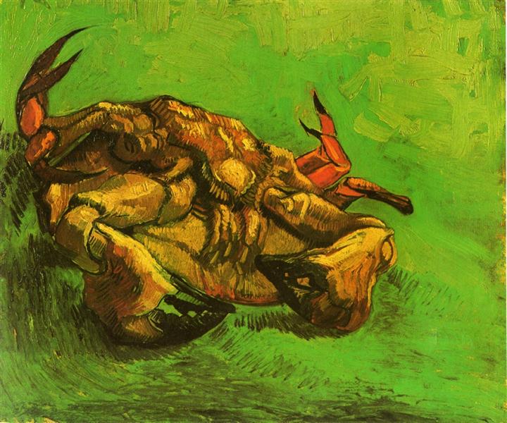 Crab on It`s Back, 1889 - Винсент Ван Гог
