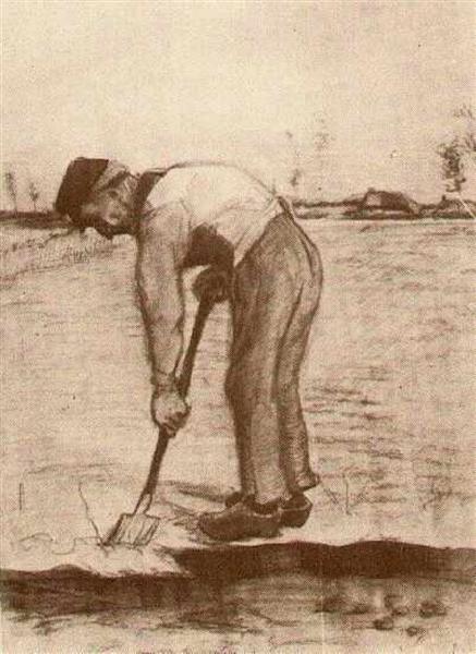 Копач, 1881 - Вінсент Ван Гог