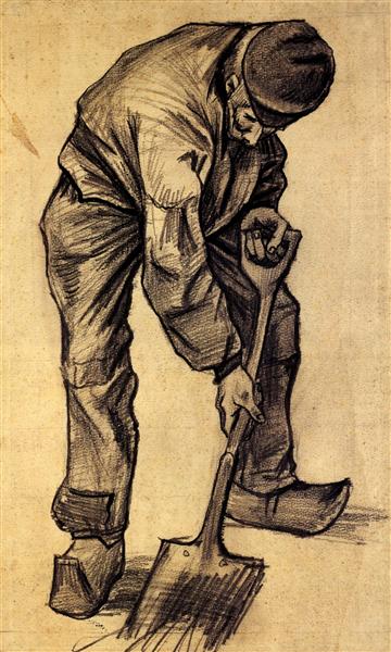Копач, 1882 - Вінсент Ван Гог