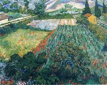 Field with Poppies - Винсент Ван Гог