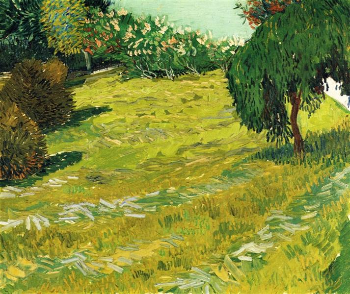 Garden with Weeping Willow, 1888 - Vincent van Gogh