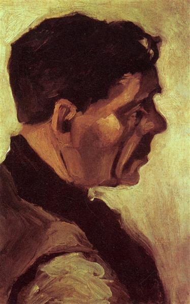 Head of a Peasant, 1885 - Вінсент Ван Гог