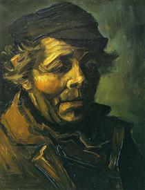 Head of a Peasant (Study for the Potato Eaters) - Вінсент Ван Гог