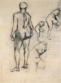Idol and Sketches of Venus - Винсент Ван Гог