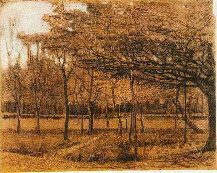 Landscape with Trees, 1881 - Винсент Ван Гог