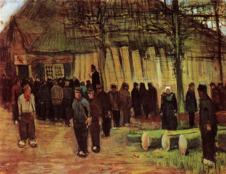 Lumber Sale, 1883 - Vincent van Gogh