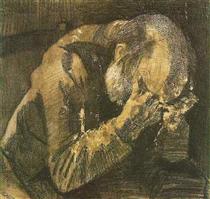 Man with his head in his hands - Vincent van Gogh