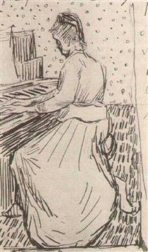 Marguerite Gachet at the Piano - Vincent van Gogh
