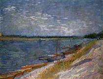 Moored Boats - Vincent van Gogh