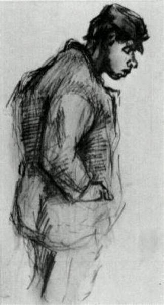 Peasant Boy, 1885 - Винсент Ван Гог