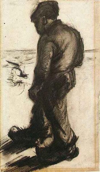Peasant, 1885 - Винсент Ван Гог
