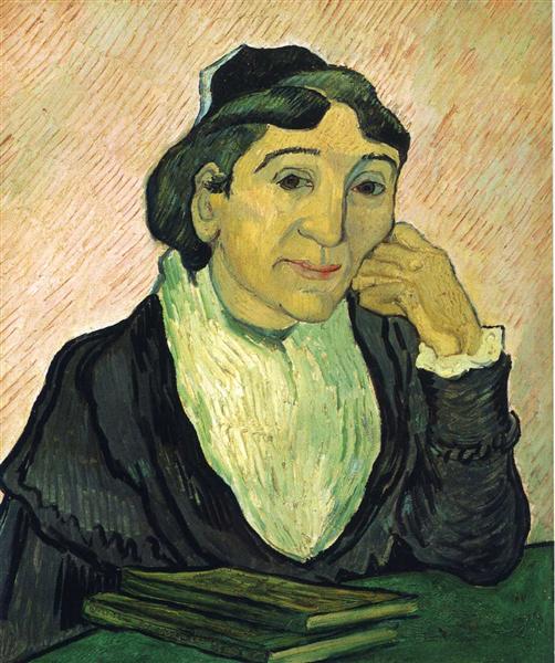 Портрет мадам Жину (Арлезіанка), 1890 - Вінсент Ван Гог