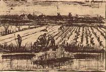 Potato Field - Vincent van Gogh