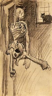 Skeleton - Vincent van Gogh