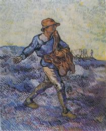 The Sower (after Millet) - 梵谷