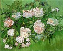 Натюрморт - рожеві троянди - Вінсент Ван Гог