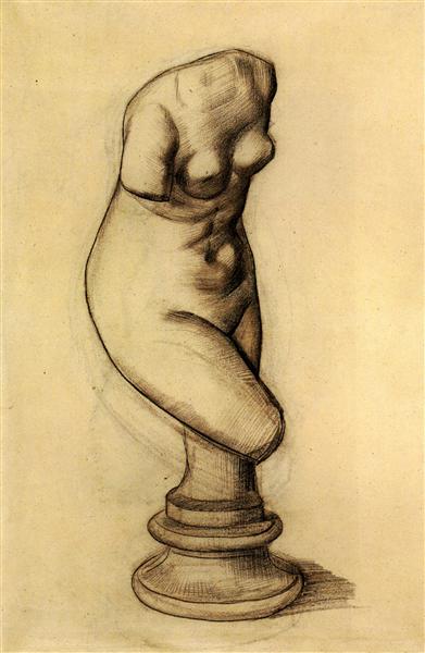 Торс Венери, c.1886 - Вінсент Ван Гог