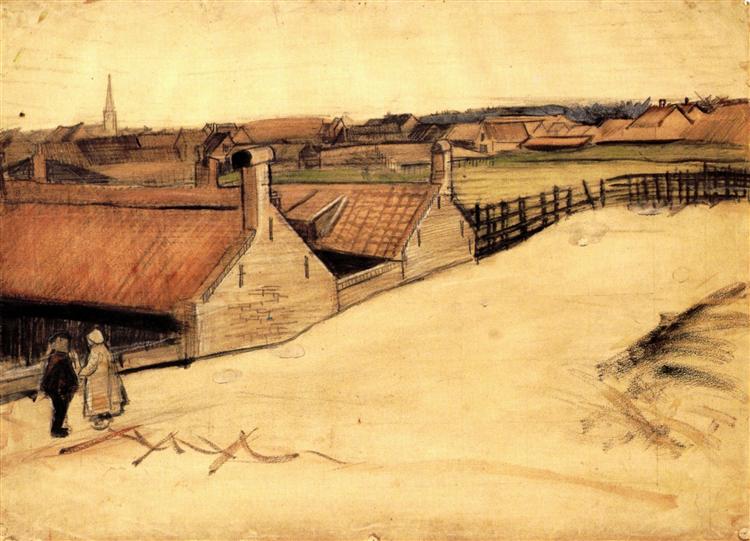 View of Scheveningen, 1882 - 梵谷