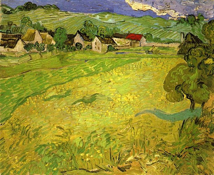 View of Vessenots near Auvers, 1890 - Vincent van Gogh