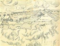 Wheat Fields - Vincent van Gogh