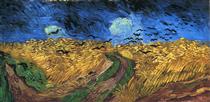 Ворони над полем пшениці - Вінсент Ван Гог