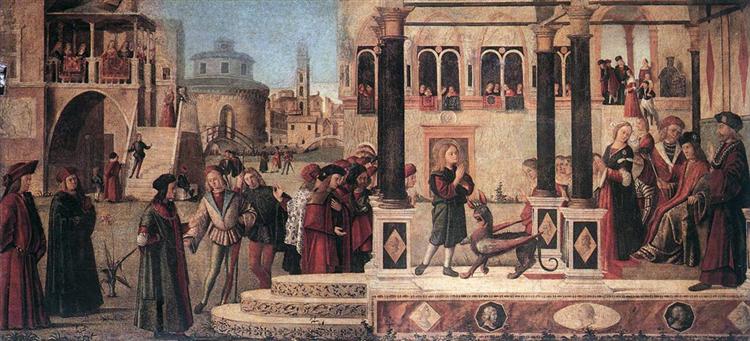 The Miracle of St. Tryphonius, 1502 - 1507 - Вітторе Карпаччо