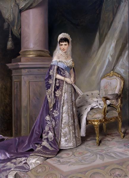 Imperatriz Maria Feodorovna, c.1912 - Vladimir Makovsky