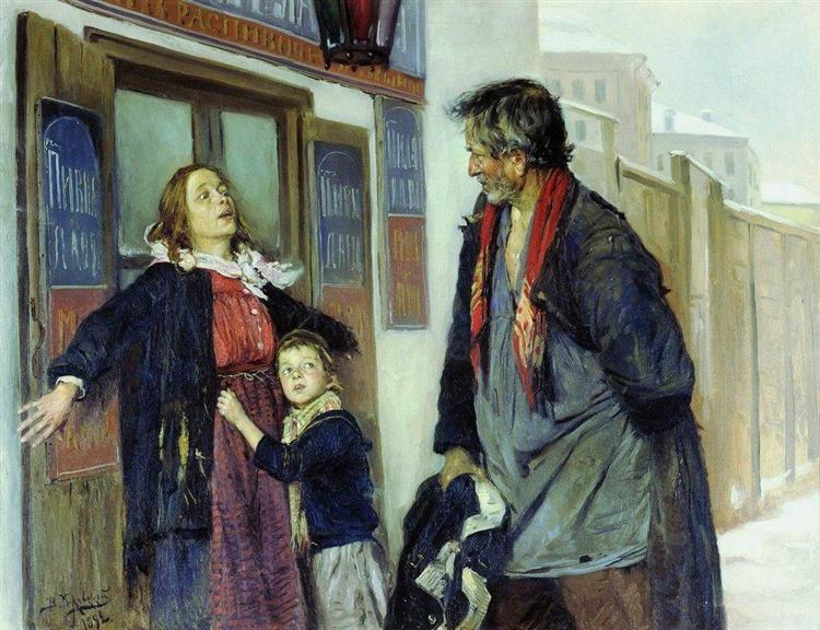 Не пущу!, 1892 - Владимир Маковский