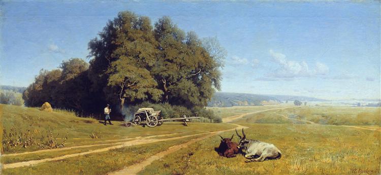 Пейзаж, 1882 - Володимир Орловський