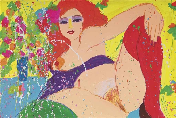 Love Me, Love Me (Lady with Red Hair), 1975 - Walasse Ting