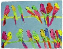 Many Parrots - Walasse Ting